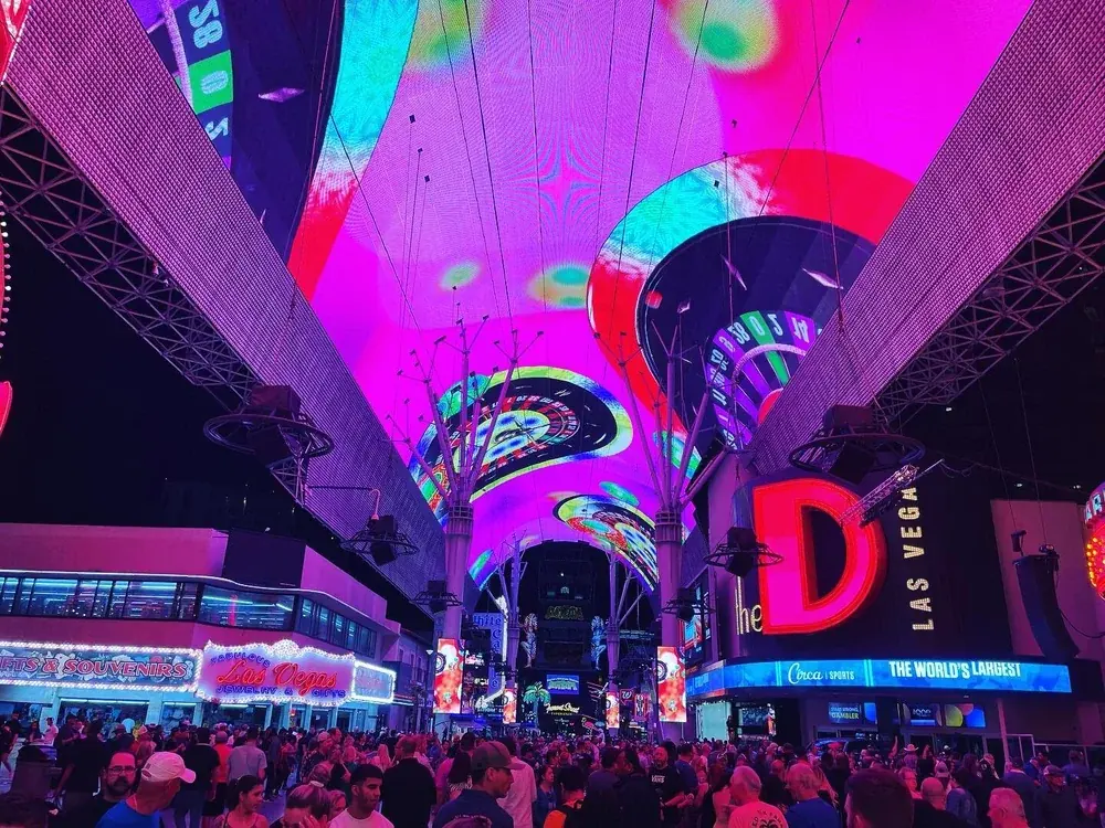 Downtown Vegas nightlife