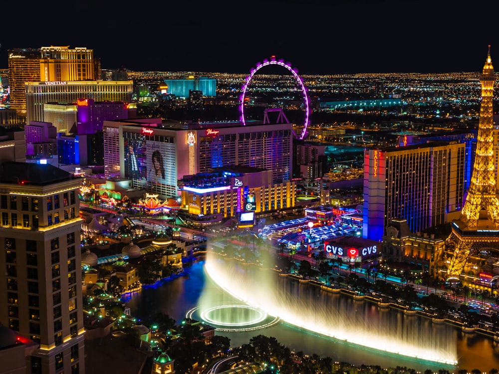 Las Vegas Strip and LINQ Promenade bar crawl route