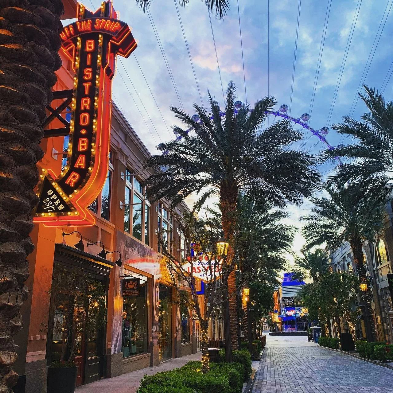 Cocktails on the Las Vegas Strip Royal Crawl at The LINQ Promenade